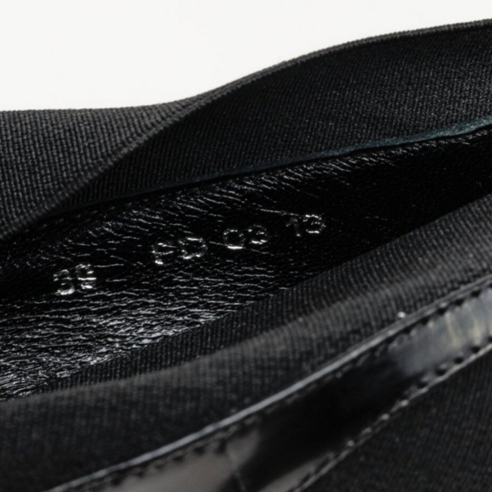 Dior Black Leather Pumpties - Picture 4 of 7